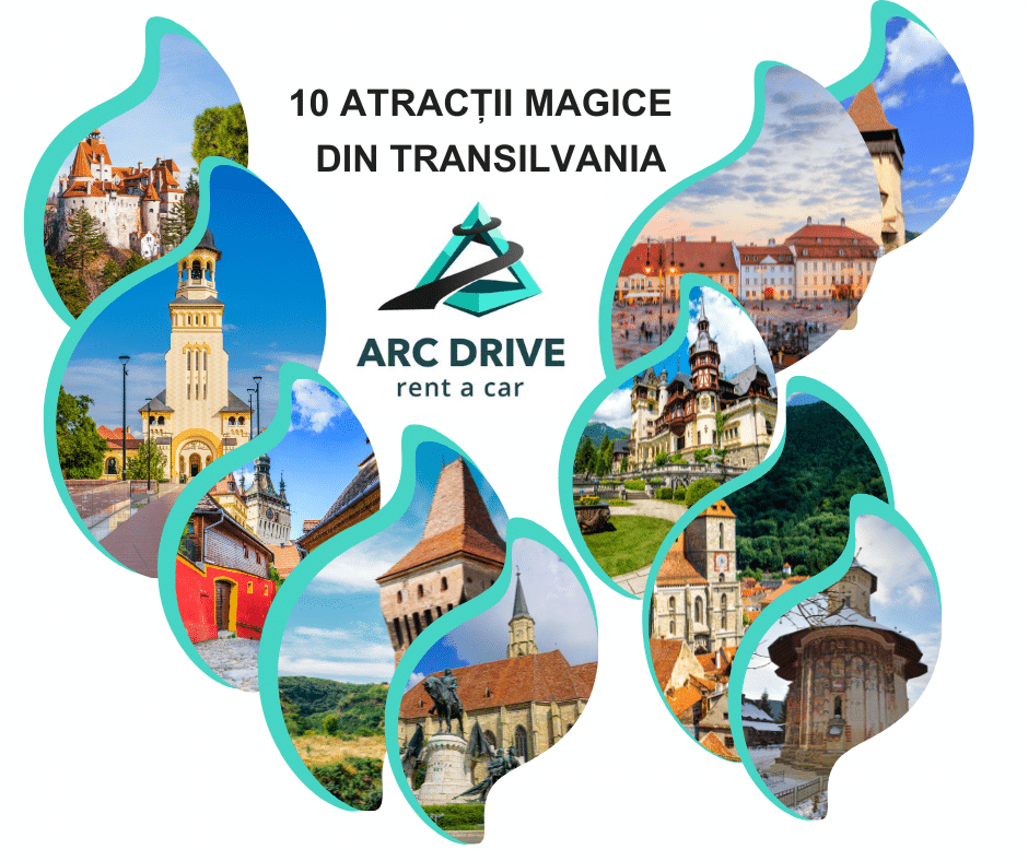 Un itinerariu magic prin istoria și cultura Transilvaniei. 10 atracții de vizitat cu mașina închiriată de la ARC DRIVE Rent a Car