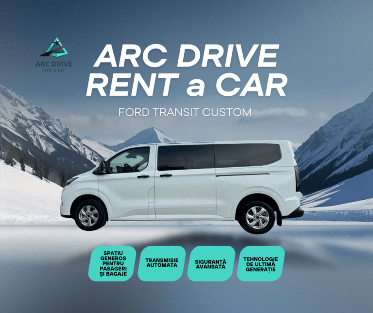 Planuri de iarnă? Începe Călătoria cu Ford Transit Custom de la Arc Drive!